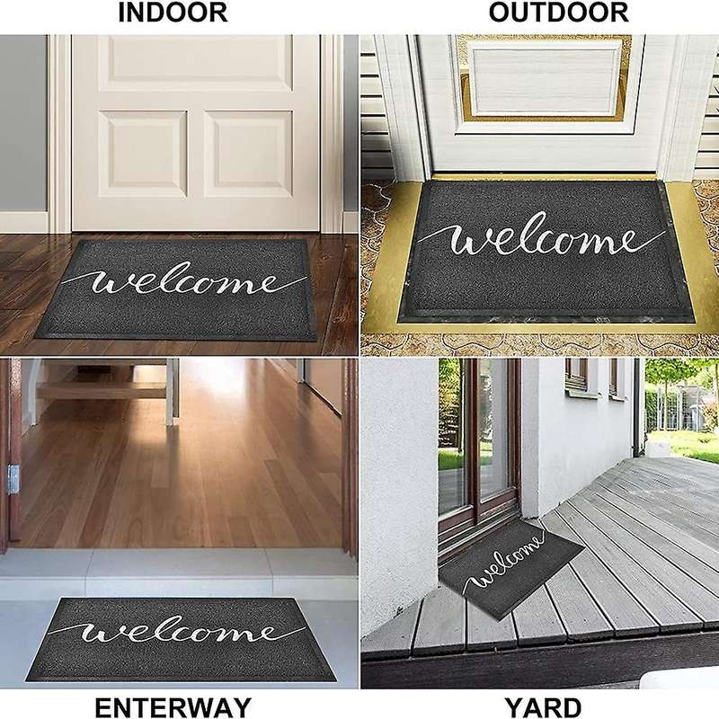 2-pack Door Mat Indoor Outdoor Doormat Multiple-use Mats (welcome)