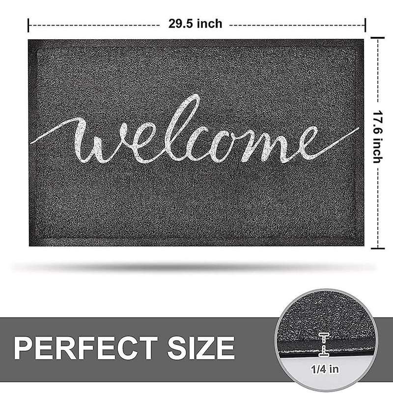 2-pack Door Mat Indoor Outdoor Doormat Multiple-use Mats (welcome)
