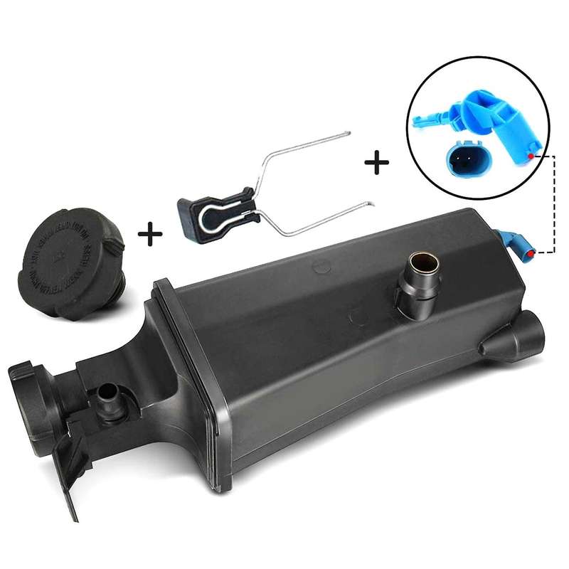 Radiator Reservoir with Sensor with Cap for -bmw 17137787039