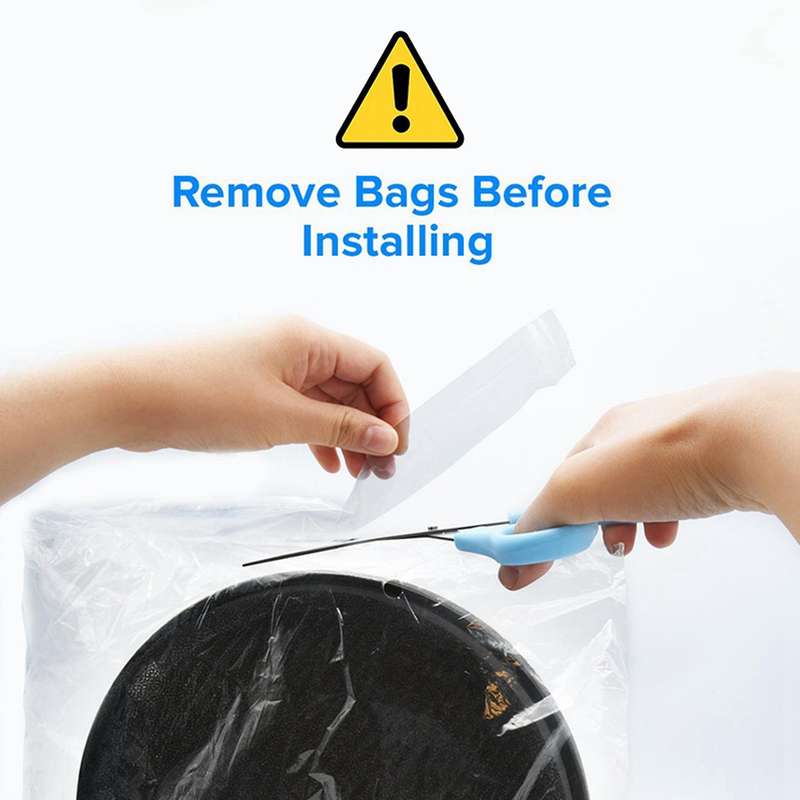 Air Purifier Lv-h132 Replacement,lv-h132-rf, 4 Pack, Black