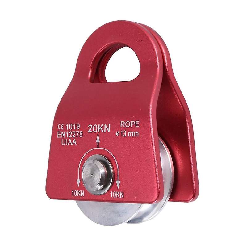 20kn Mini Pulley Mobile Micro-prusik Minding Pulley 1/2 Inch