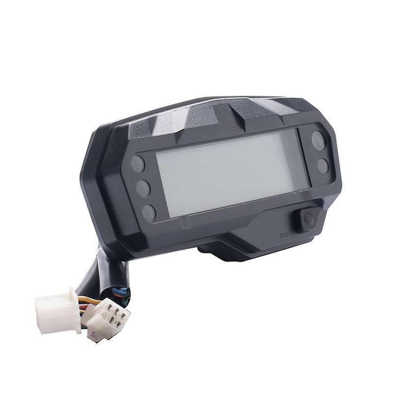 Universal Motorcycle Lcd Digital Meter Speedometer Odometer