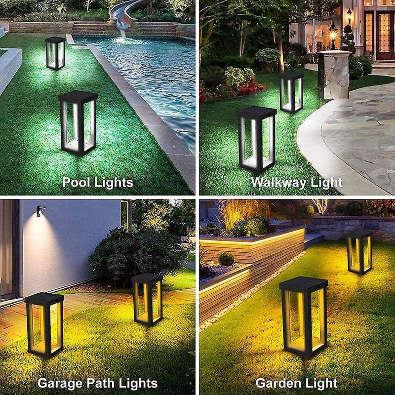 Solar Pillar Light Solar Light Fence Light,garden Floor Lamp