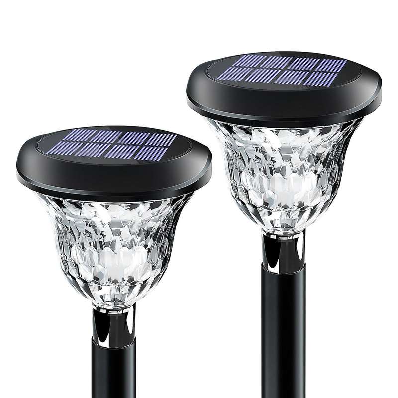 4pcs Solar Outdoor Lawn Floor Light and Shadow Lamp Ground Inserting