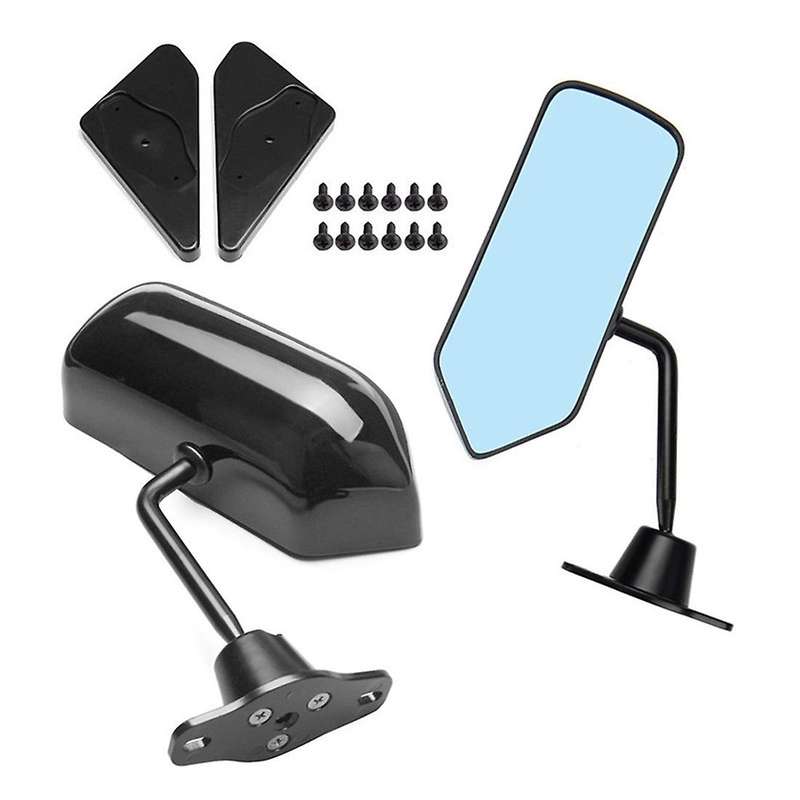 1 Pair F1 Style Side Rearview Door Wing Mirror for Benz Honda Ford