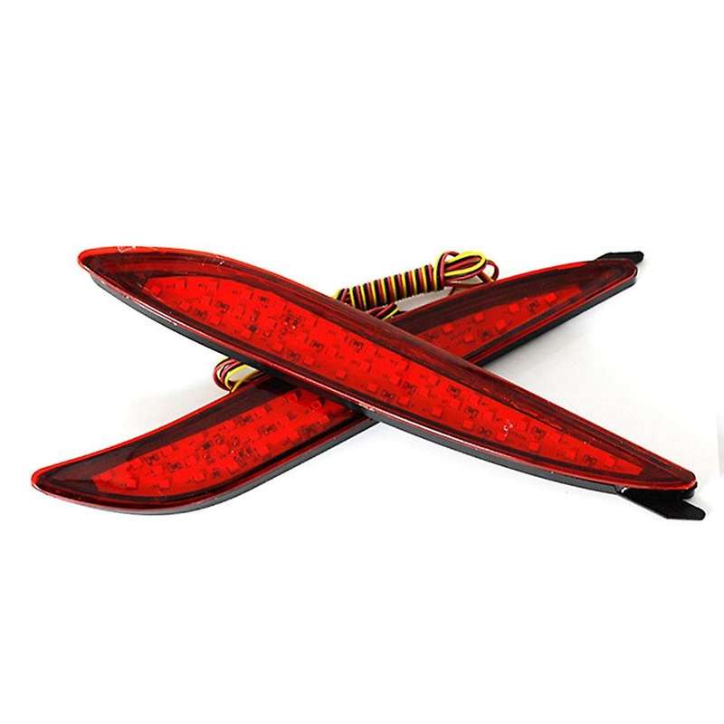 1 Pair Car Led Rear Bumper Tail Light for Hyundai Elantra 2012-2014