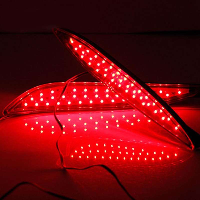 1 Pair Car Led Rear Bumper Tail Light for Hyundai Elantra 2012-2014