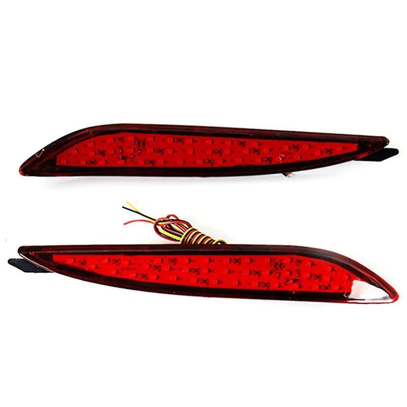 1 Pair Car Led Rear Bumper Tail Light for Hyundai Elantra 2012-2014
