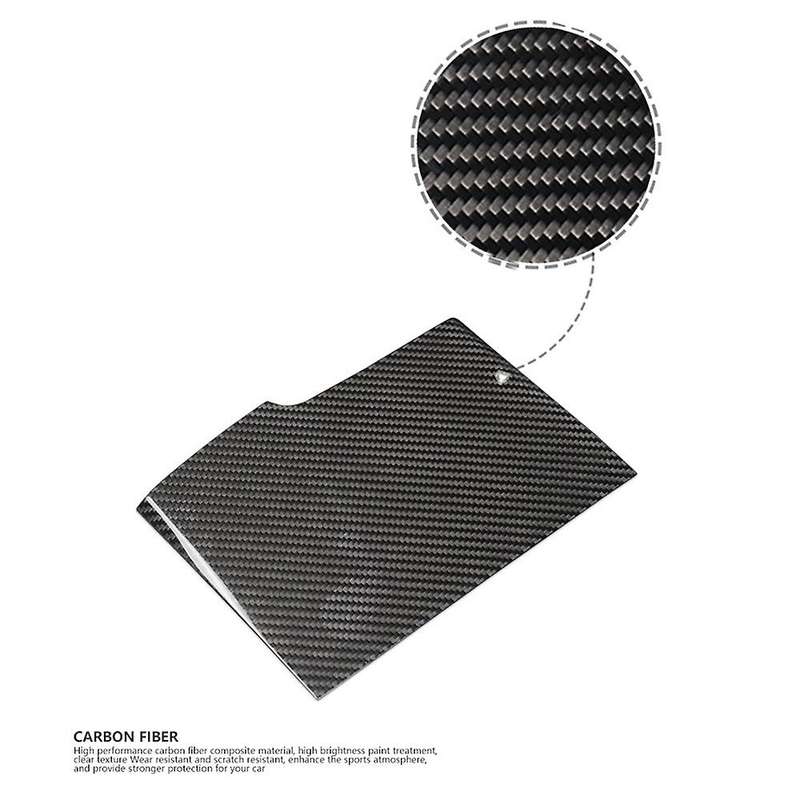 Carbon Fiber Car Water Cup Holder Panel Stickers For-bmw 5 Series G30