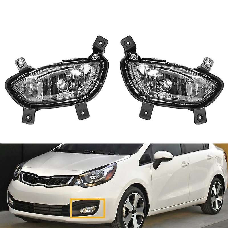 Car Front Bumper Driving Fog Lamp for Kia Rio K2 Sedan 2012 - 2015