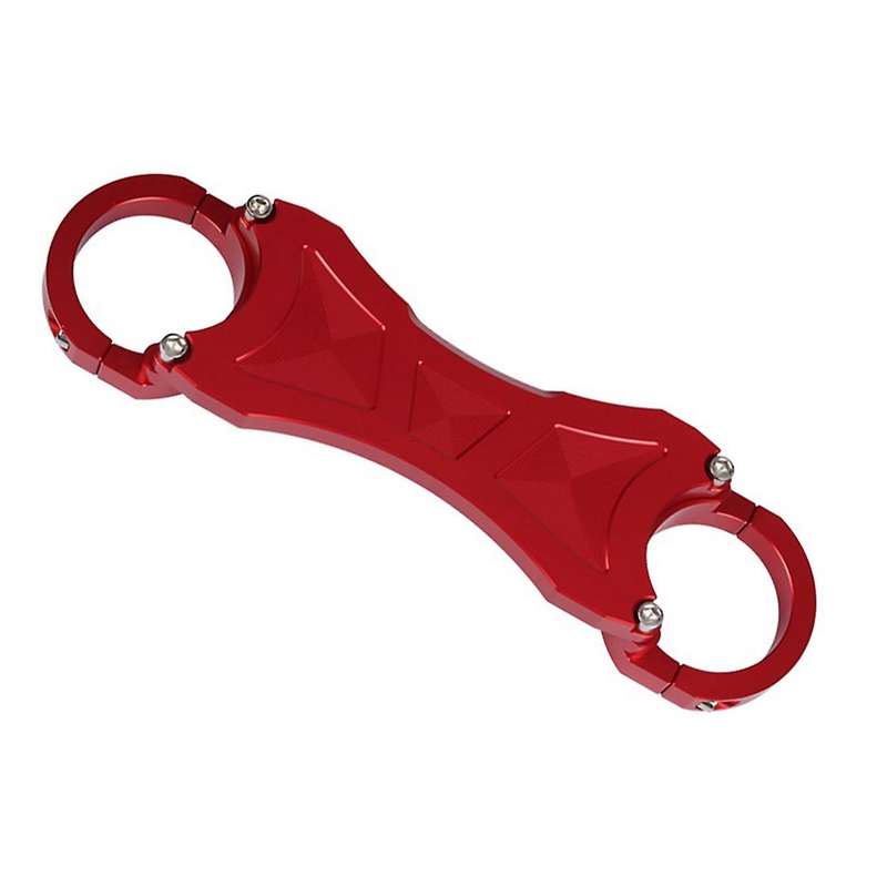 Motorcycle Fork Suspension Shock Absorber Balance Bracket(red)