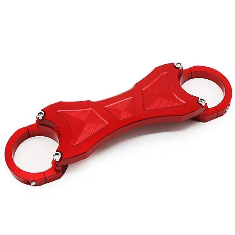 Motorcycle Fork Suspension Shock Absorber Balance Bracket(red)