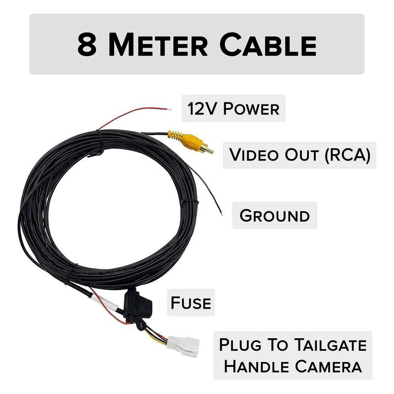 Black Tailgate Handle Backup Camera for Chevrolet Silverado/gmc