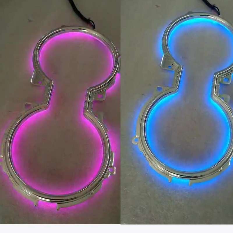 Led Central Cup Holder Lights Car Interior Decorative Lamp Atmosphere