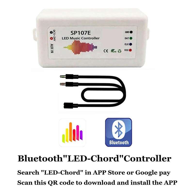 Sp107e Bluetooth Led Music Controller Full Color Pixel Ic Controllers
