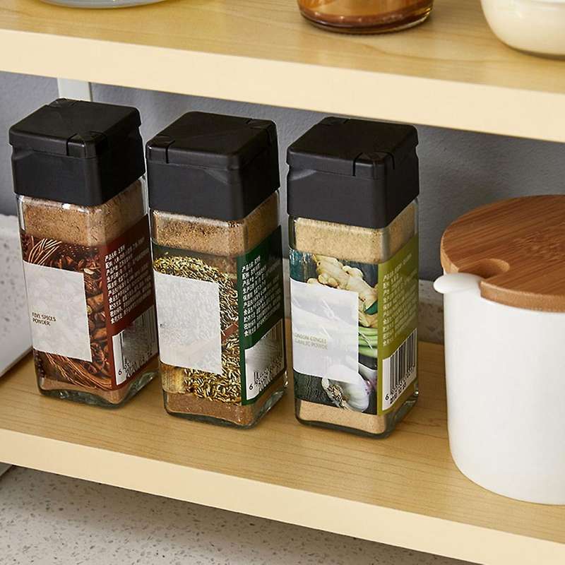 Kitchen Shelves Double-layer Storage Rack Free Perforated Spice Rack
