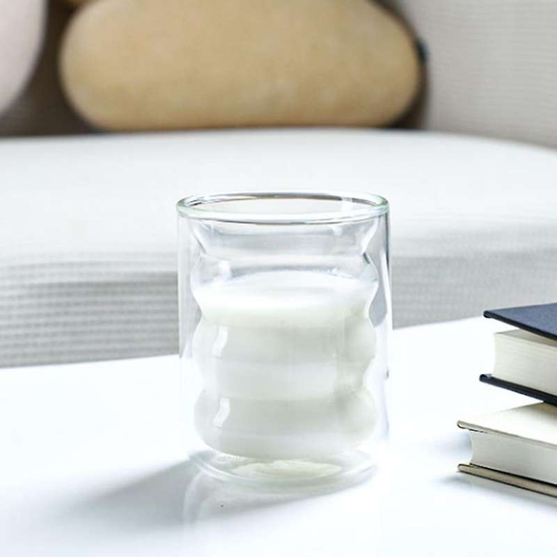 6pcs 250ml High Borosilicate Glass Cup Transparent Coffee Cup