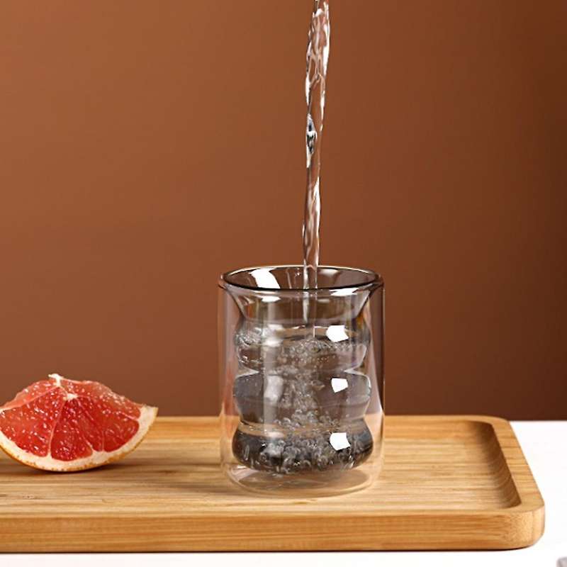 6pcs 250ml High Borosilicate Glass Cup Transparent Coffee Cup