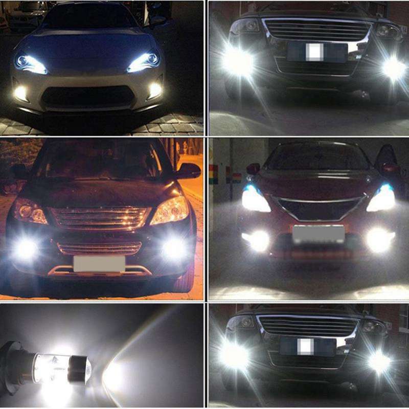 10pcs Led Bulb H11 H8 H9 H16 100w 6000k 2323 Daytime Running Light