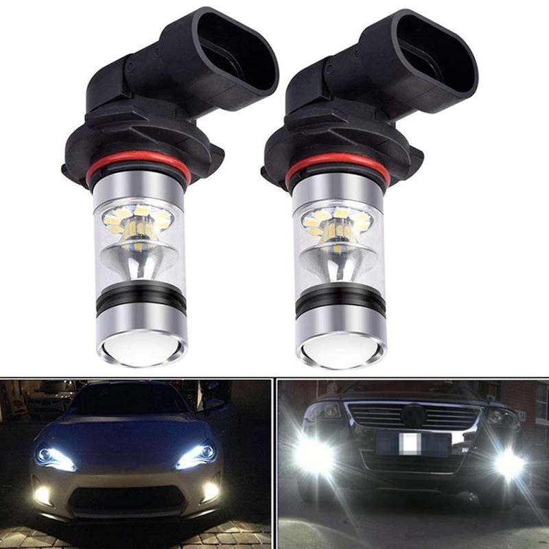 10pcs Led Bulb H11 H8 H9 H16 100w 6000k 2323 Daytime Running Light