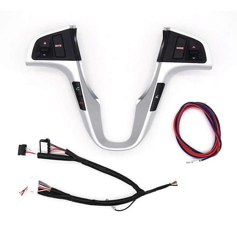 For Hyundai Verna Solaris Steering Wheel Button with Red Backlight