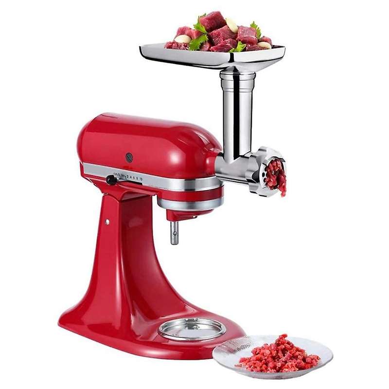 Food Grinder Attachment for Kitchenaid Stand Mixers,4 Grinding Plates