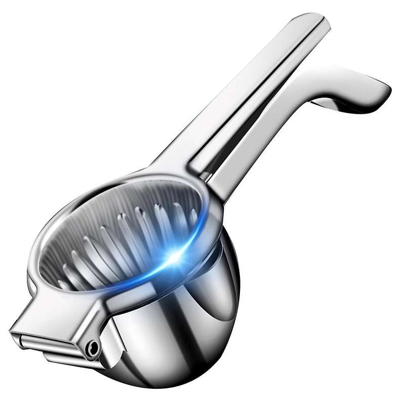 Portable Manual Fruit Juicer Stainless Steel Citrus Raw Hand Pressed
