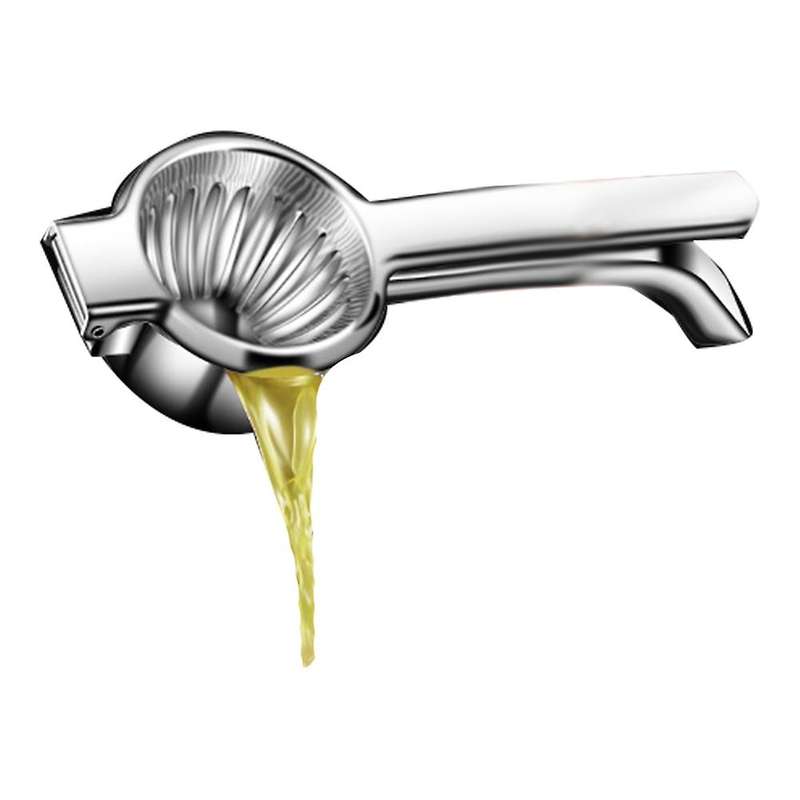 Portable Manual Fruit Juicer Stainless Steel Citrus Raw Hand Pressed