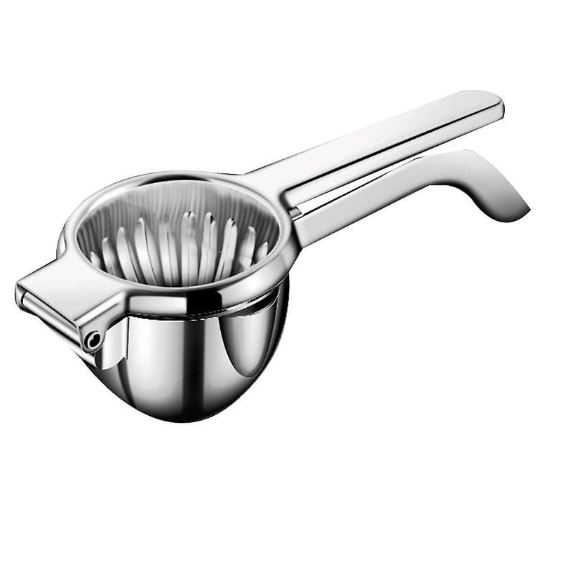 Portable Manual Fruit Juicer Stainless Steel Citrus Raw Hand Pressed
