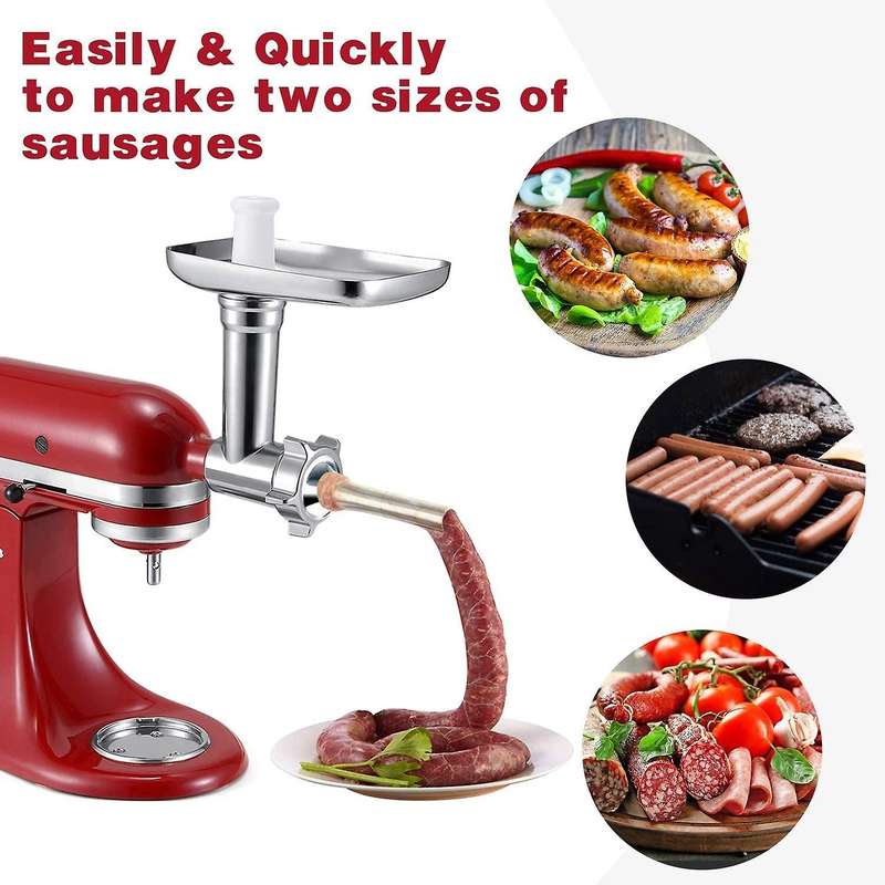 Metal Food Grinder Attachment for Kitchenaid Stand Mixers
