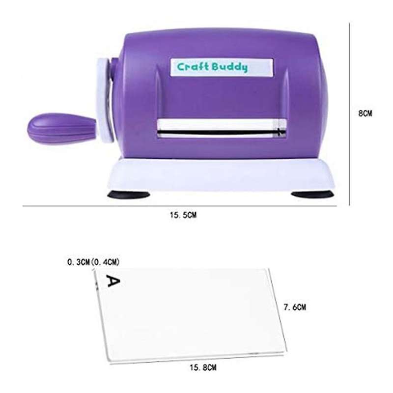 Diy Dies Cutting Embossing Machine Paper Card Decorative Craft,purple
