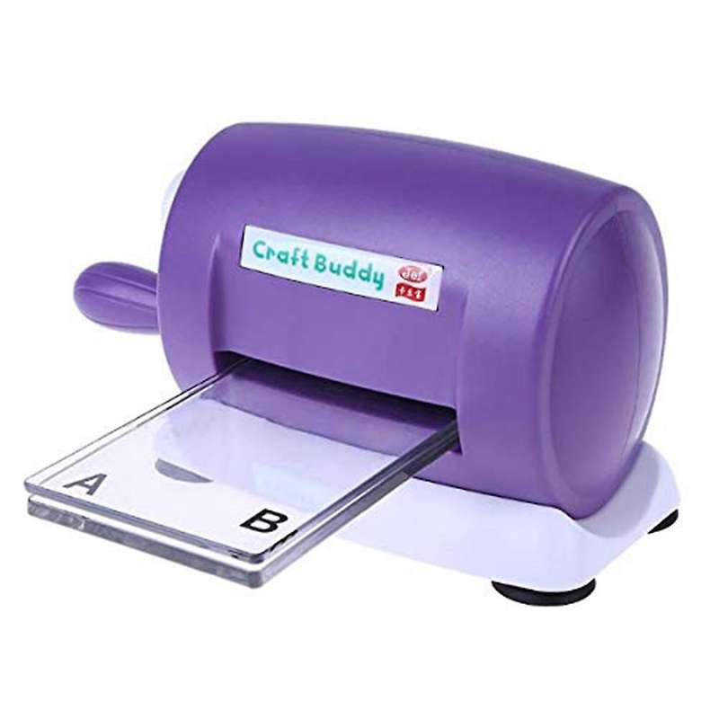 Diy Dies Cutting Embossing Machine Paper Card Decorative Craft,purple