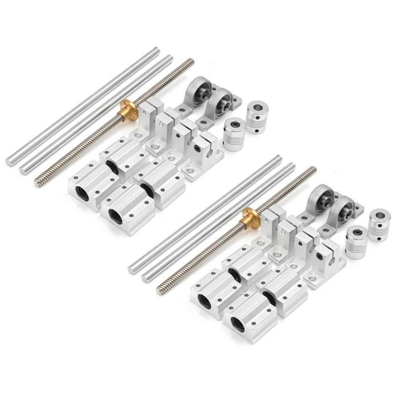 30pcs 200mm Optical Axis Guide Aluminum Slide Bushing Cnc Parts