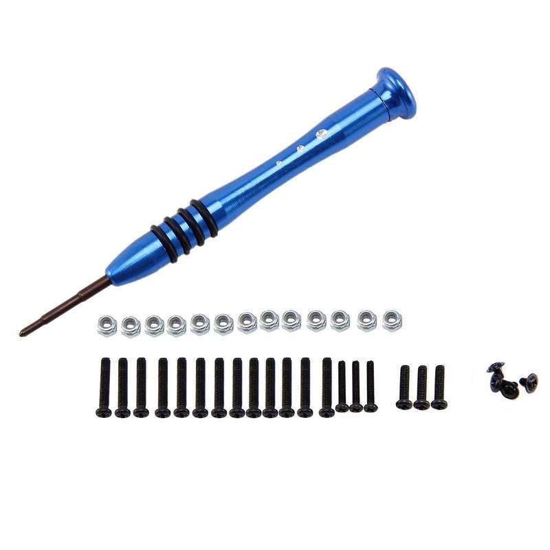 2x for Wltoys 1:14 144001 Rc Car Upgrade Parts Steering Rod Etc,blue