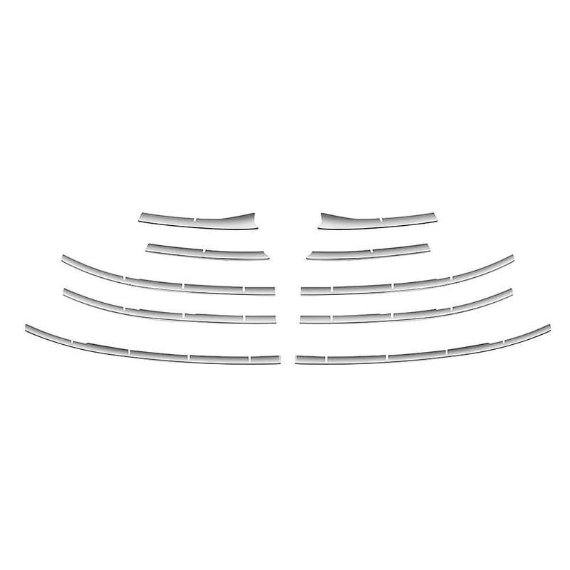 8pcs for Toyota Aqua 2021 2022 Front Bumper Mesh Center Grill Strips