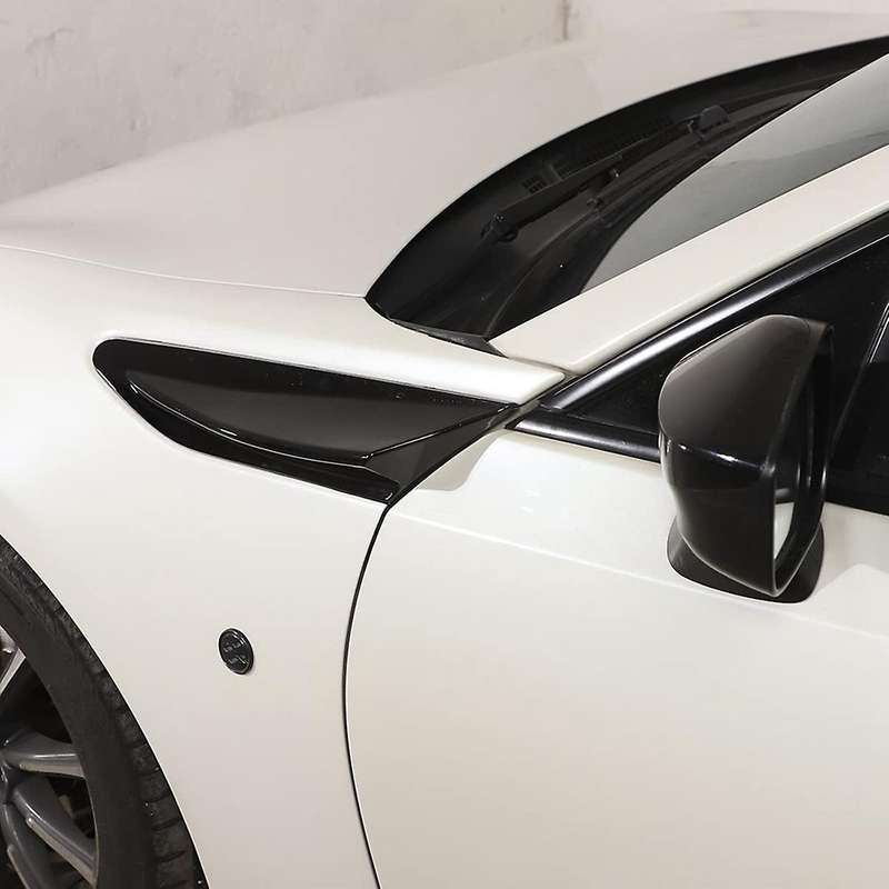 Side Air Outlet Fender Trim for Subaru Brz 2012-2020, Abs Black