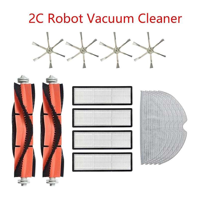 15pcs for Xiaomi Mijia 2c Vacuum Cleaner Main Side Brush Hepa Filter