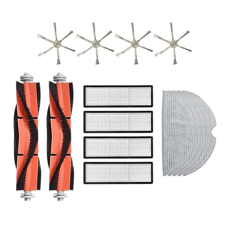 15pcs for Xiaomi Mijia 2c Vacuum Cleaner Main Side Brush Hepa Filter