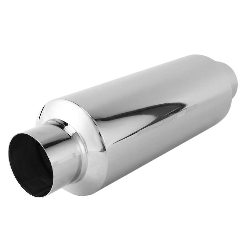 Car Exhaust Muffler 2.5inch Inlet Stainless Steel Universal Resonator