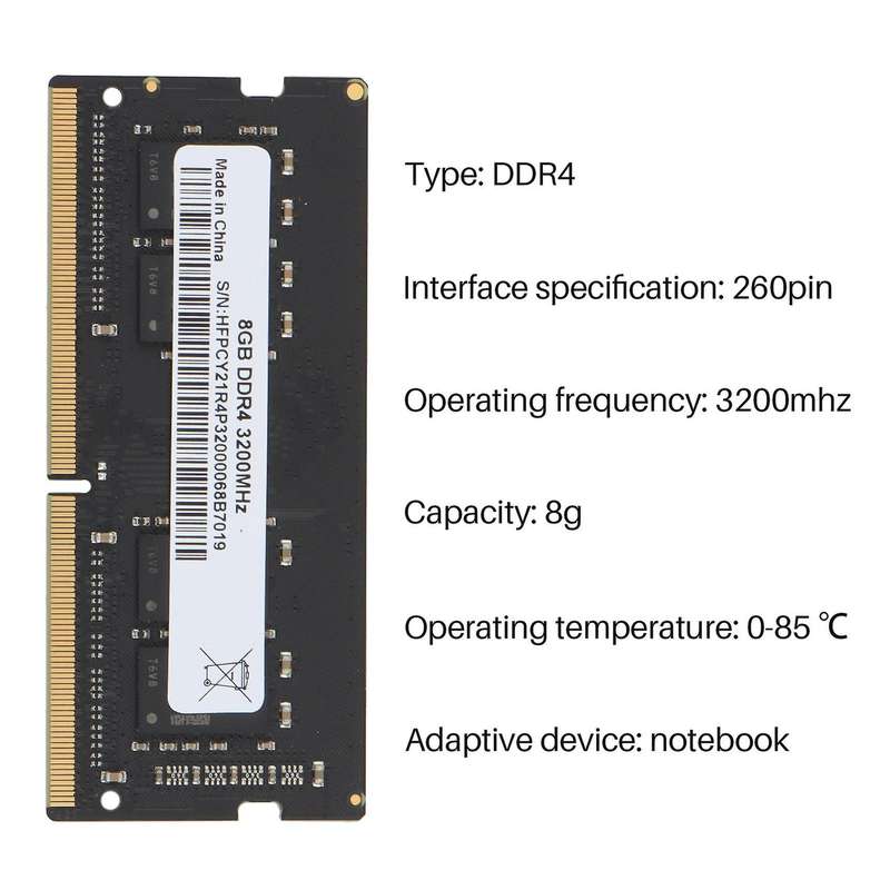 Ddr4 Memory Module 8g Notebook Computer Memory Module 3200mhz