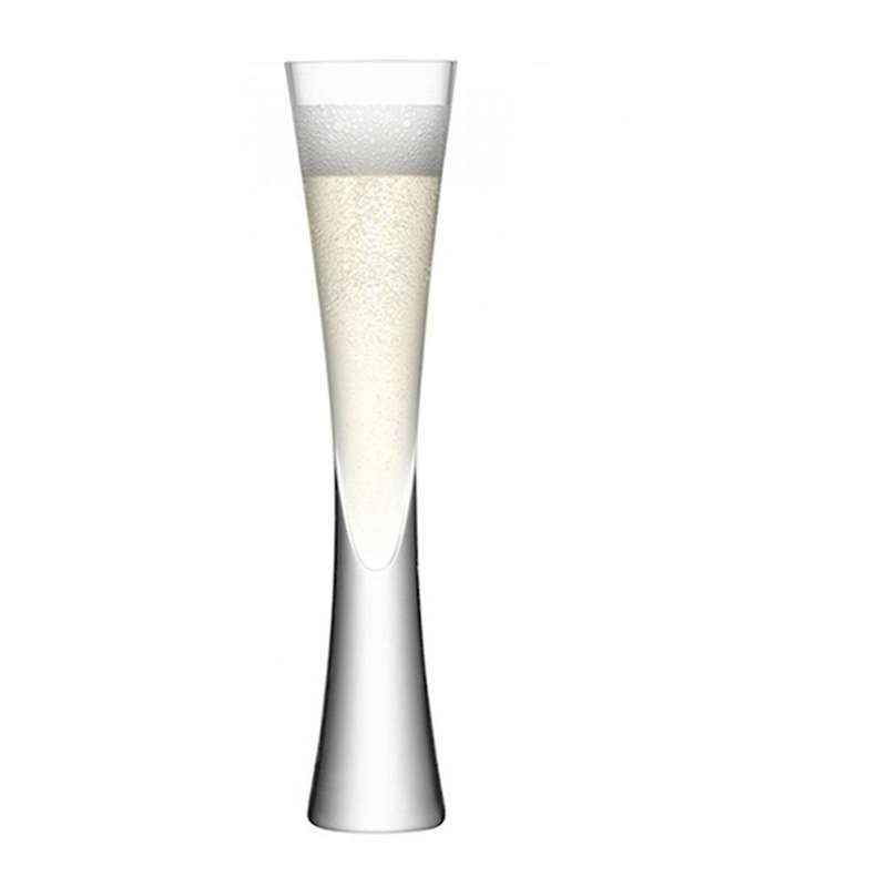 2pcschampagne Glasses Glitter Flutes Clear Cups Bubble Wine Tulip
