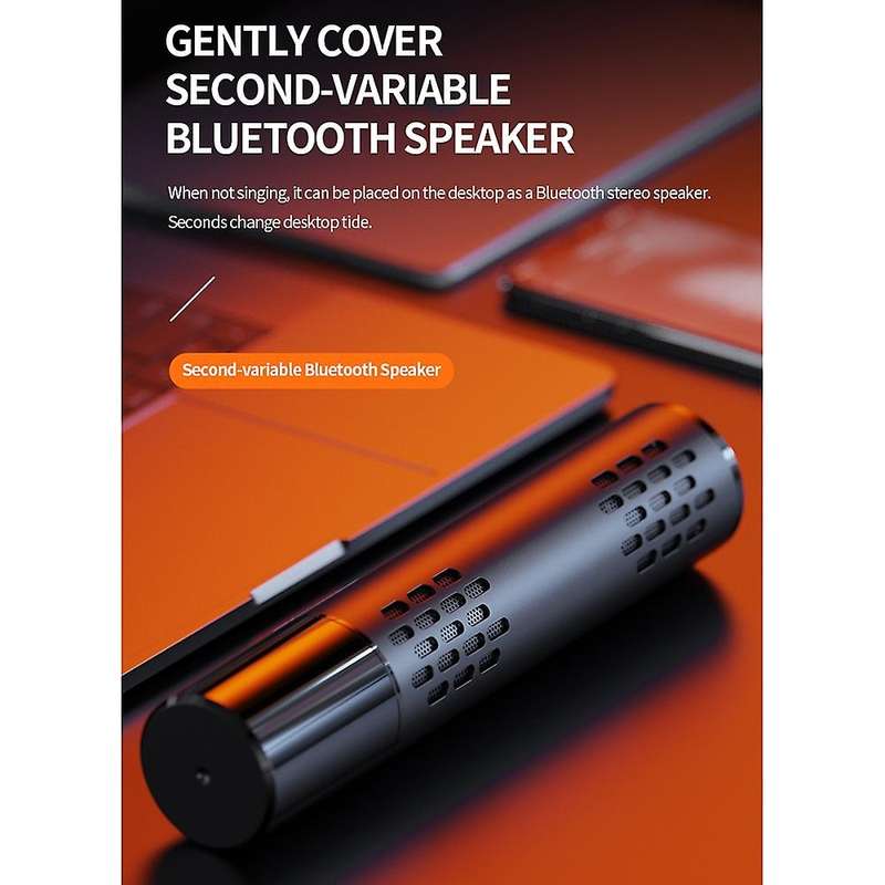 Bluetooth Karaoke Audio Integrated Live Handheld Home Mic K1 Red