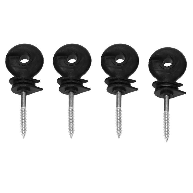 50pcs Electric Fence Ring Insulator Fencing Screw In Posts Wire