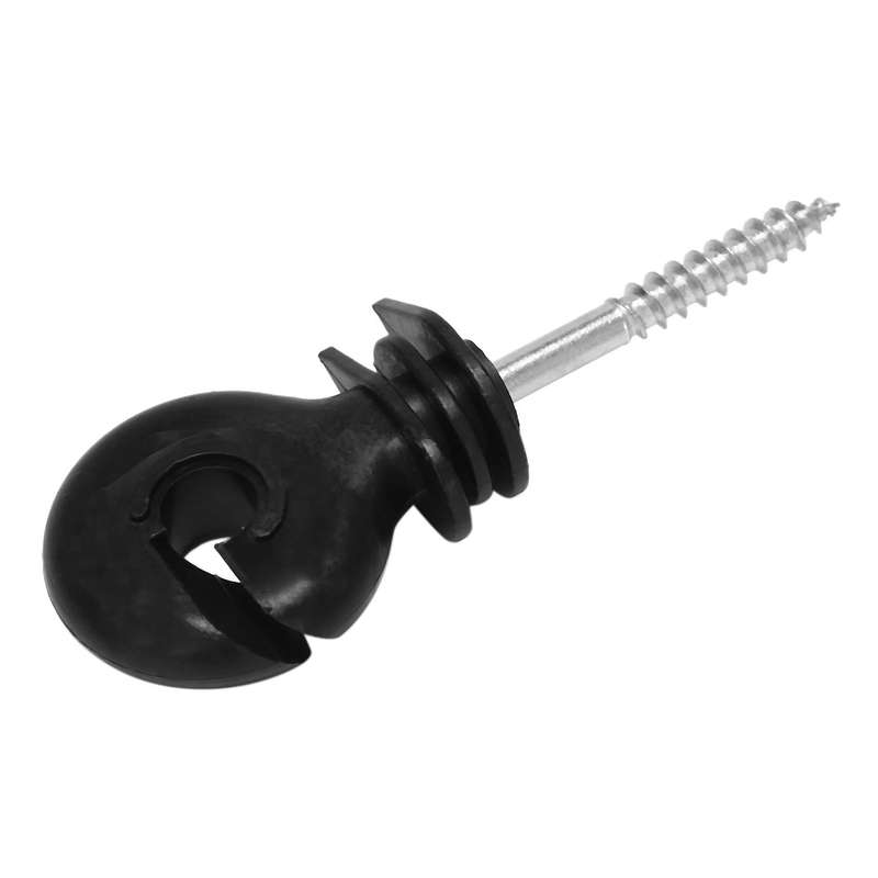 50pcs Electric Fence Ring Insulator Fencing Screw In Posts Wire