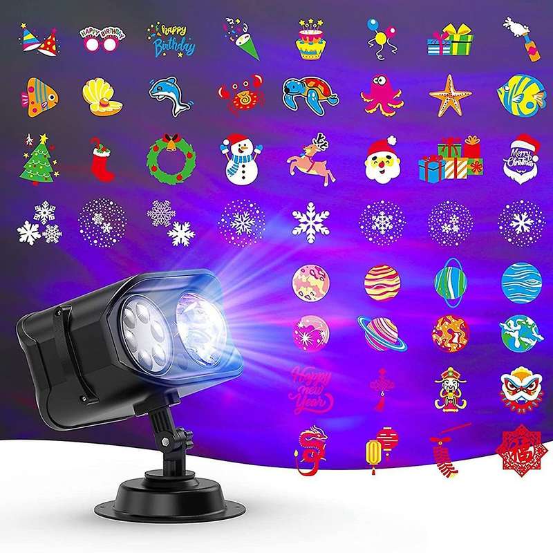 Christmas Light Projector Outdoor, with Remote Timer, Eu Plug