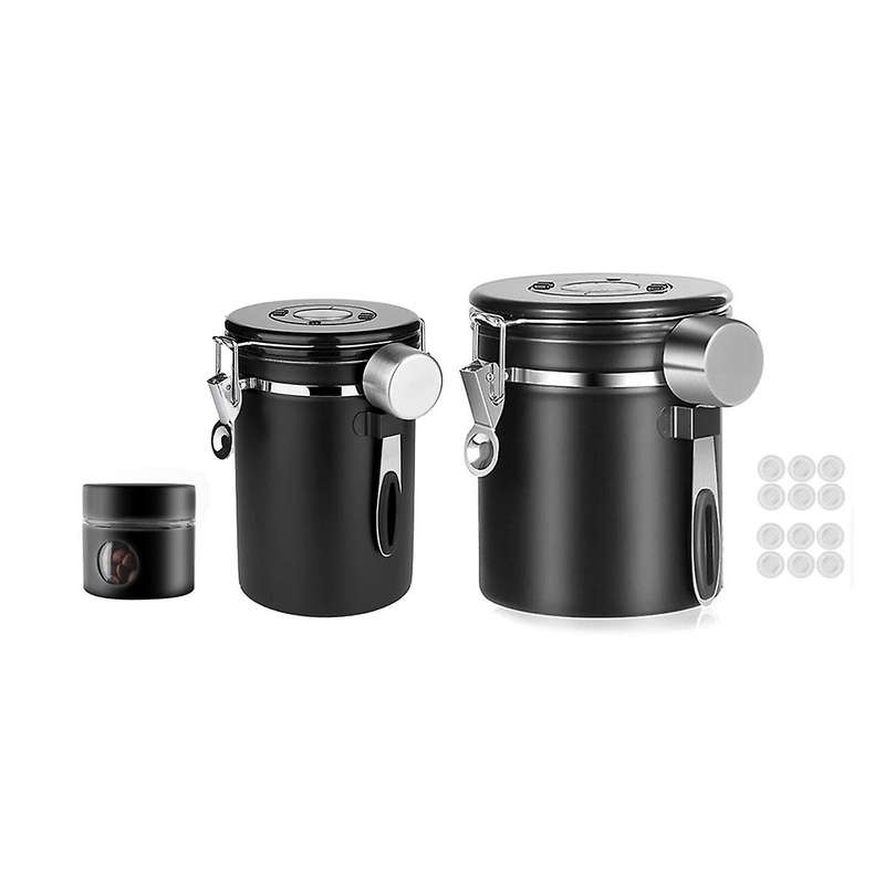 Airtight 1.5l&1.8l Coffee Bean Container,for Tea,coffee Bean,nut,etc