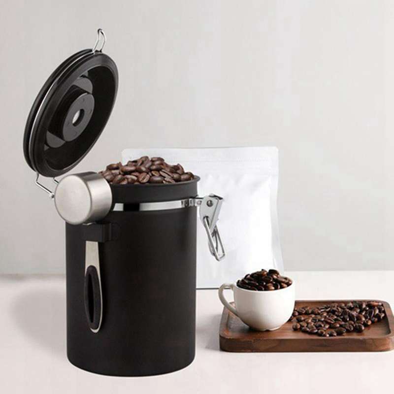 Airtight 1.5l&1.8l Coffee Bean Container,for Tea,coffee Bean,nut,etc