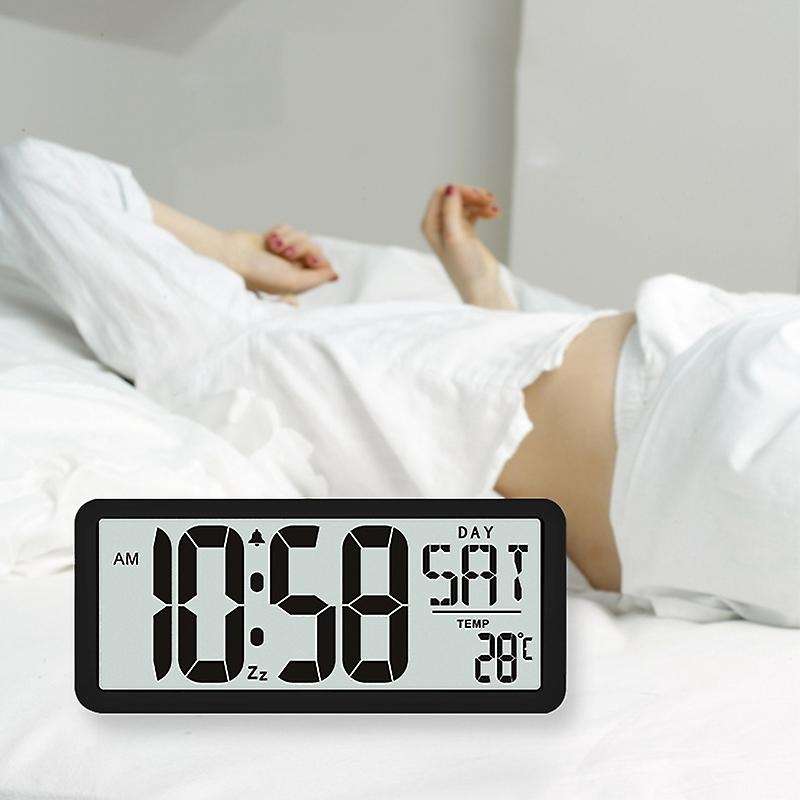 13.8inch Large Digital Jumbo Alarm Clock,black
