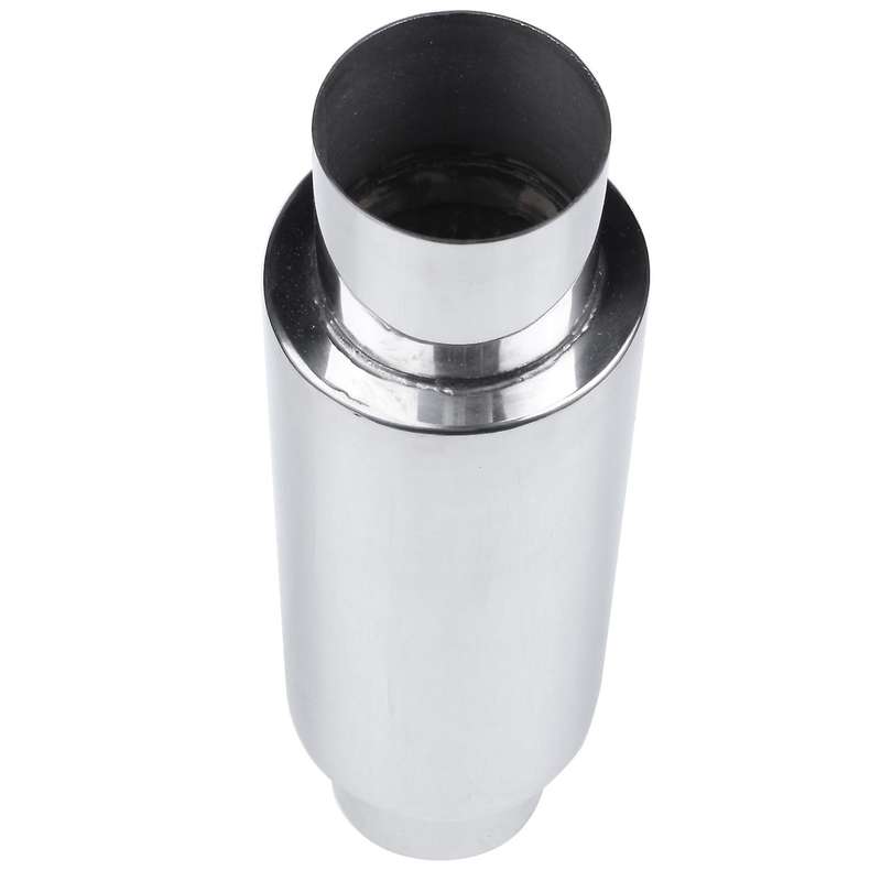 2.5 Inch Inlet Performance Muffler Stainless Steel 11.5 Inch