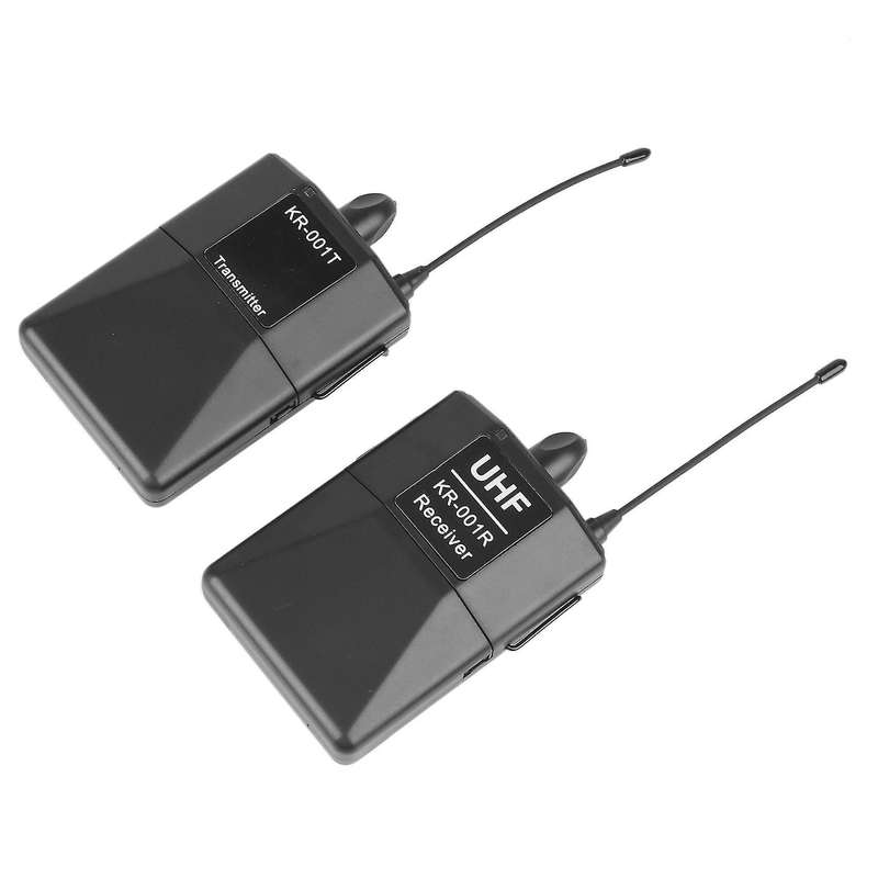 Audio Uhf Wireless Microphone for Dslr Camera Interview, One for One
